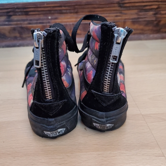 Floral Vans High Tops - Picture 4 of 5